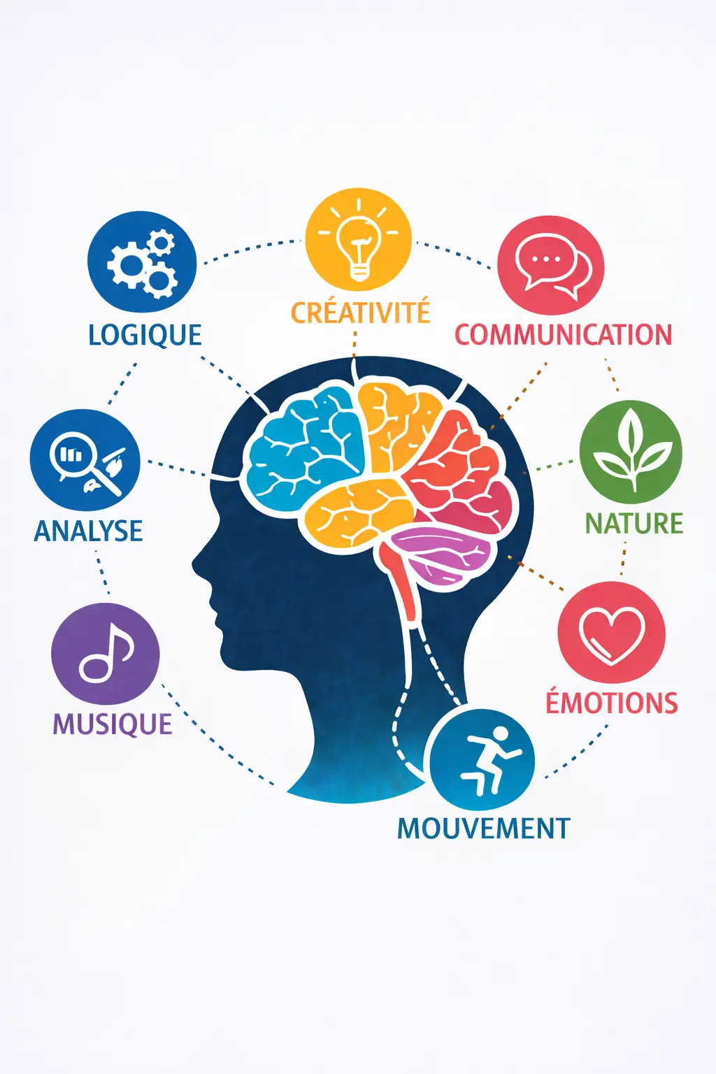 Intelligences multiples et cerveau humain